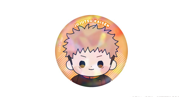 Toho Anime "Jujutsu Kaisen" 5th Anniversary Mocchibi Hologram Tin Badge Yuji Itadori รูปภาพ 1