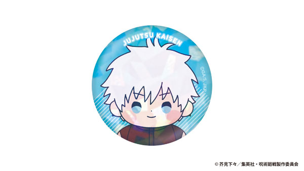 Toho Anime "Jujutsu Kaisen" 5th Anniversary Mocchibi Hologram Tin Badge Satoru Gojo