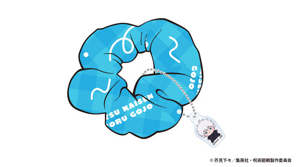 Toho Anime "Jujutsu Kaisen" 5th Anniversary Mocchibi Scrunchie w/Charm Satoru Gojo