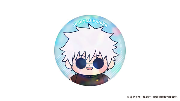 Toho Anime "Jujutsu Kaisen" 5th Anniversary Hidden Inventory / Premature Death Mocchibi Hologram Tin Badge Satoru Gojo (Hidden Inventory / Premature Death)