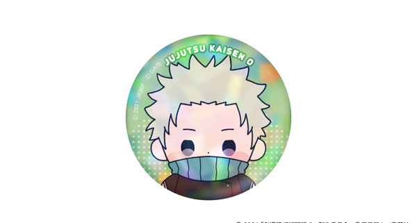 Toho Anime "Jujutsu Kaisen" 5th Anniversary Mocchibi Hologram Tin Badge Toge Inumaki (Movie Jujutsu Kaisen 0) รูปภาพ 1