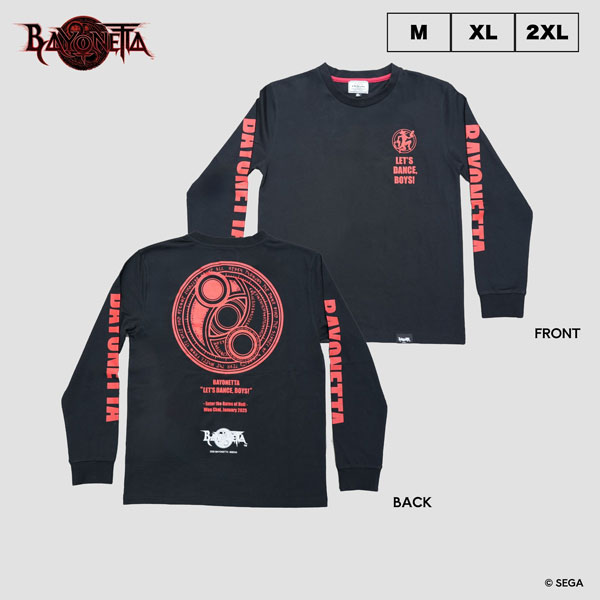 11JAN BAYONETTA The Gates of Hell Hong Kong Store Opening Commemoration Long T-shirt XL