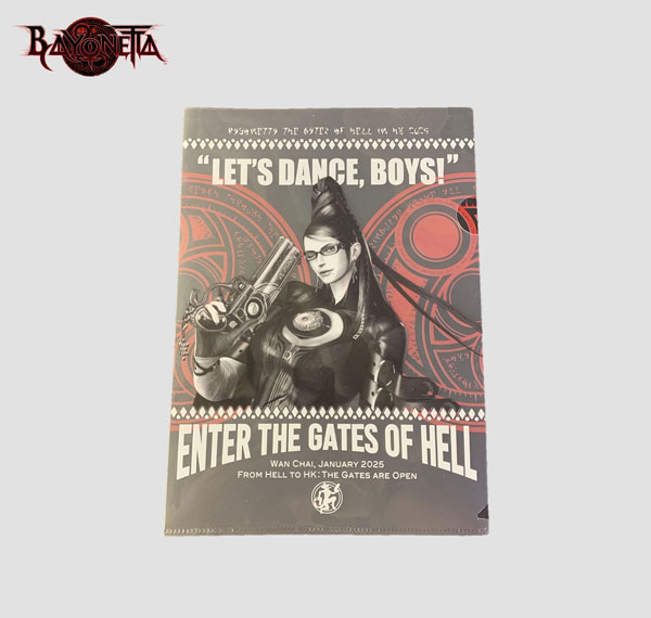 11JAN BAYONETTA The Gates of Hell Hong Kong Store Opening Commemoration Clear Folder A4