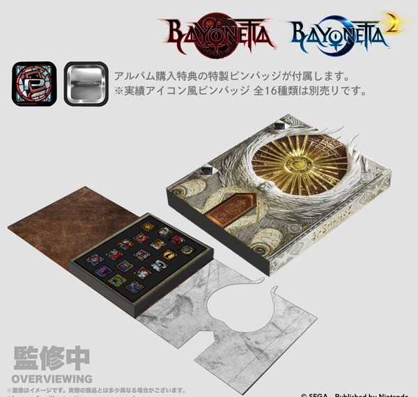 11JAN BAYONETTA Achievement Icon Style Pin Badge Exclusive Album รูปภาพ 1