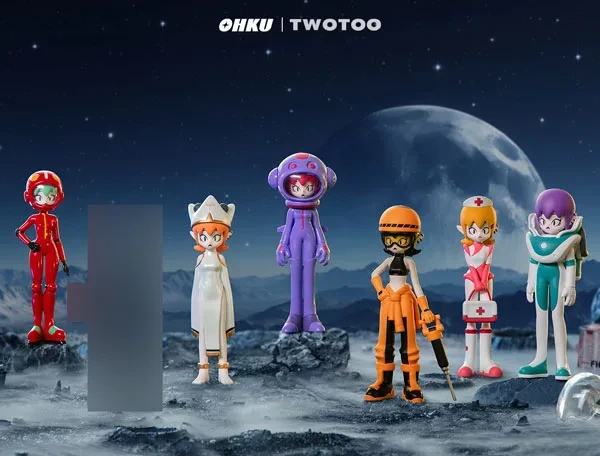 OHKU TWOTOO Aircraft Research Bureau Series Blind Box 6Pack BOX