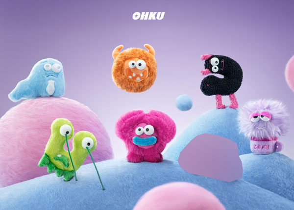 OHKU Monster Verse Work Farm Plush Charm Blind Box 6Pack BOX