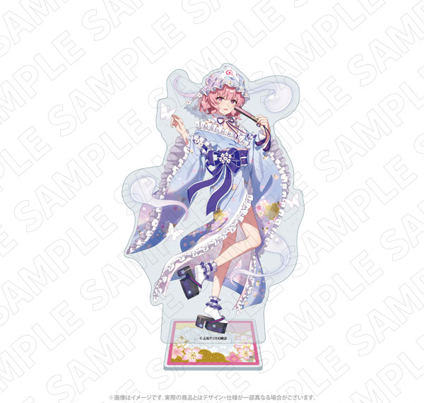 TOKYOGETS CharaDitional Toy Touhou Project Acrylic Stand (Yuyuko Saigyouji) รูปภาพ 1