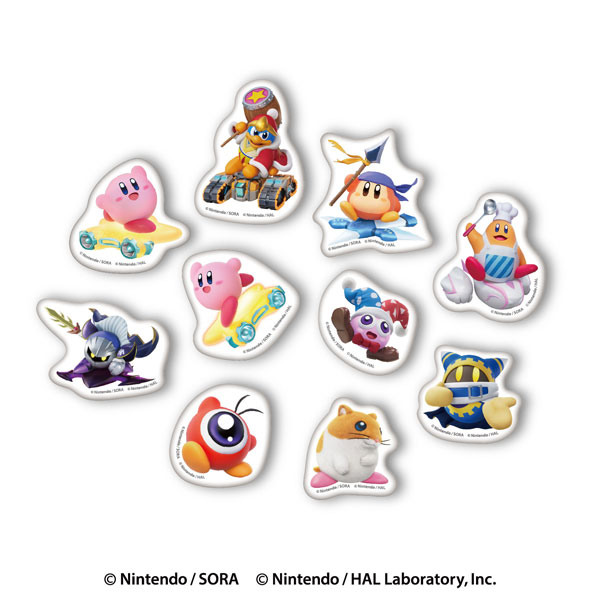 Ensky Kirby Air Riders Marshmallow Style Sticker imagen 1