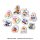 Ensky Kirby Air Riders Marshmallow Style Sticker imagen 2