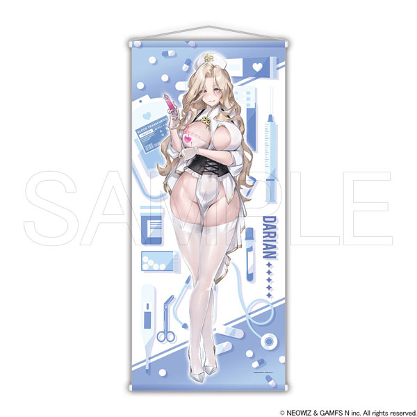 HobbyJAPAN Brown Dust 2 โปสเตอร์ผ้าแบบจัมโบ้ Darian ชุดพยาบาล รูปภาพ 1