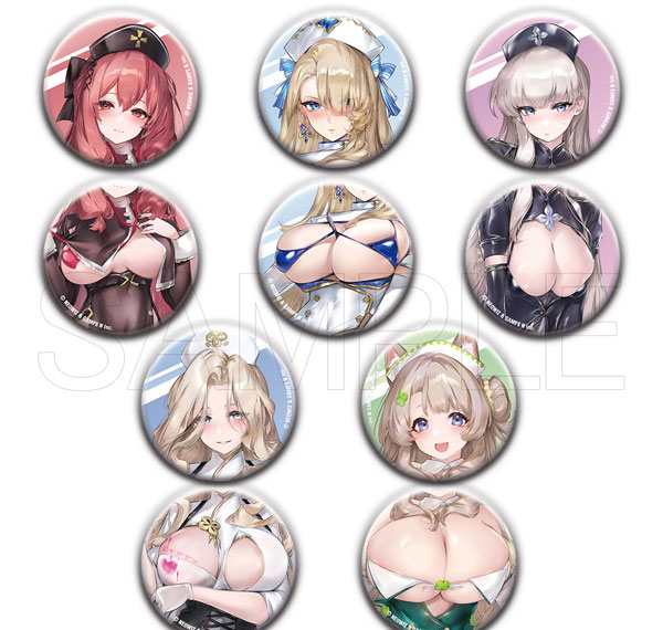 HobbyJAPAN [Exclusive Sale] Brown Dust 2 Trading Tin Badge Nurse Ver. 10Pack BOX รูปภาพ 1