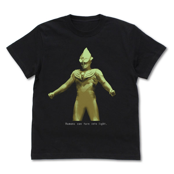 COSPA Ultraman Tiga Glitter Tiga Glow-in-the-Dark T-shirt /BLACK-S 图片 1