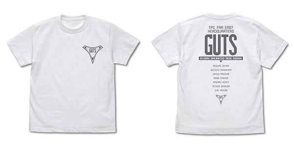COSPA Ultraman Tiga GUTS Logo T-shirt /WHITE-XL 图片 1