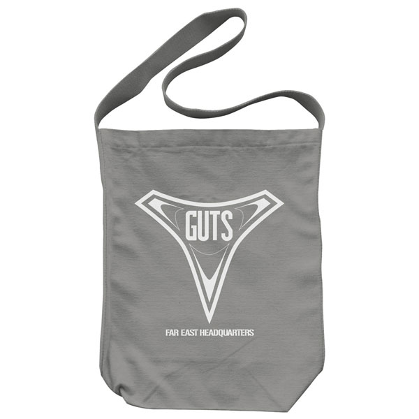 COSPA Ultraman Tiga GUTS Logo Shoulder Tote Bag /MEDIUM GRAY 图片 1