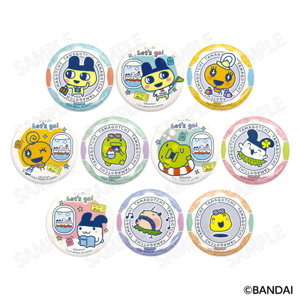 PLEX Tamagotchi Enjoy! Travel Tin Badge Collection 10Pack BOX