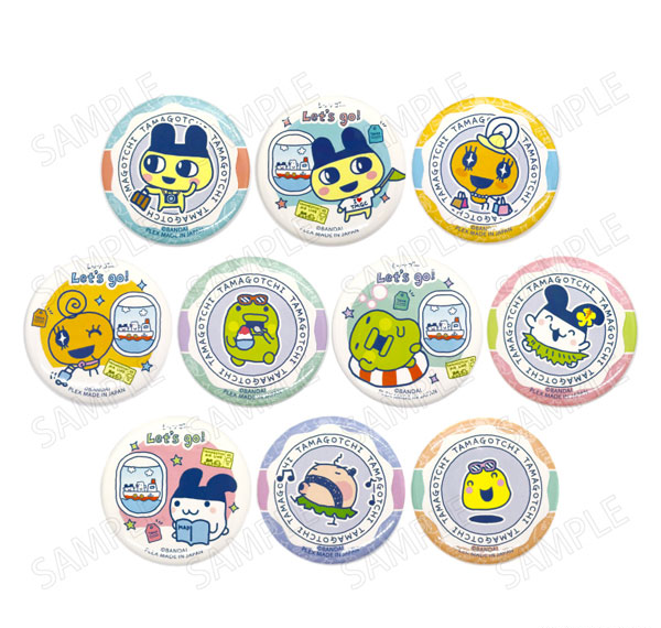 PLEX Tamagotchi Enjoy! Travel Tin Badge Collection 10Pack BOX Bild 1