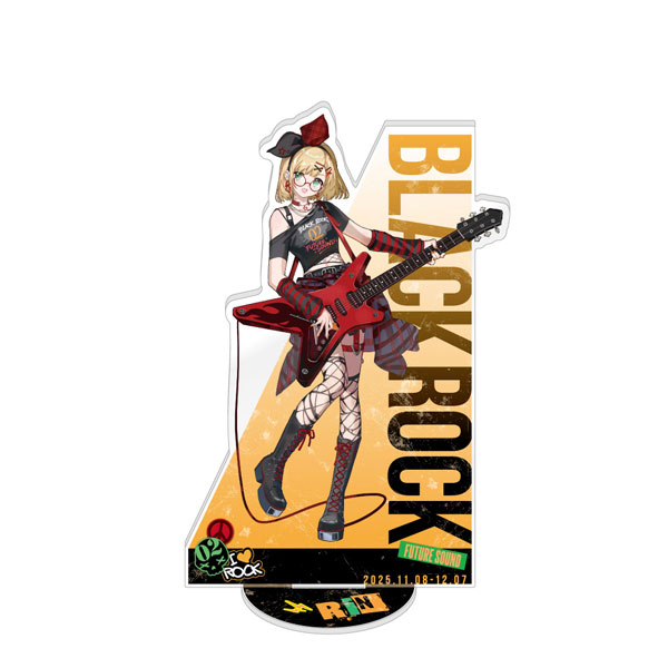 Caravan Hatsune Miku Don Quijote Fair 2025 Acrylic Stand Band ver. Kagamine Rin gambar 1