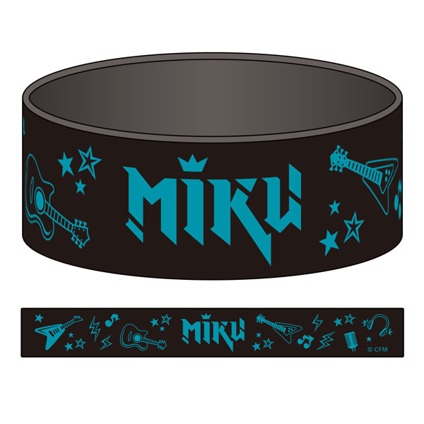 Caravan Hatsune Miku Don Quijote Fair 2025 Rubber Wristband Band ver. Hatsune Miku image 1
