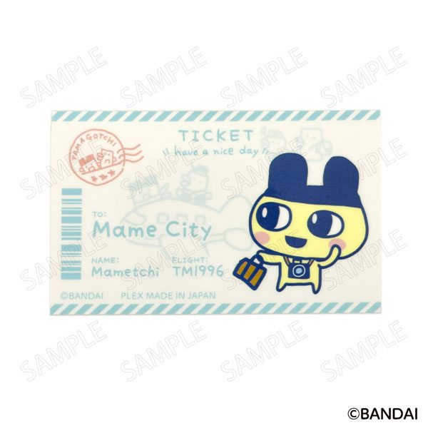 PLEX Tamagotchi Enjoy! Travel Sticker A: Mametchi