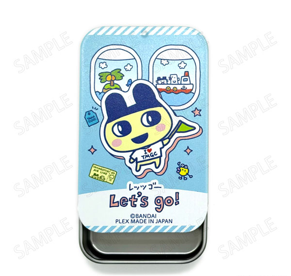 PLEX Tamagotchi Enjoy! Travel Slide Tin Case A: Mametchi รูปภาพ 1