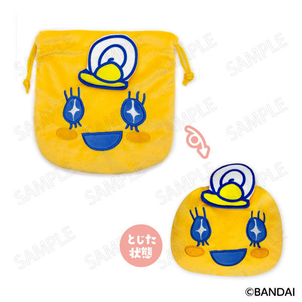 PLEX Tamagotchi Enjoy! Travel Face Drawstring Bag B: Memetchi