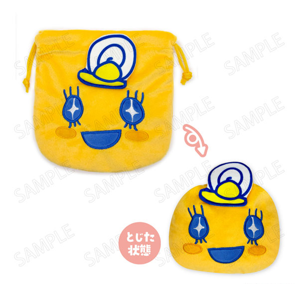 PLEX Tamagotchi Enjoy! Travel Face Drawstring Bag B: Memetchi รูปภาพ 1