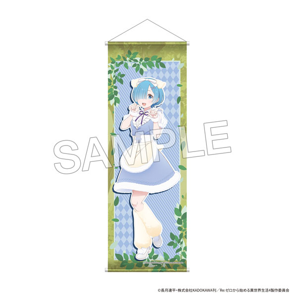 KADOKAWA Re:ZERO -Starting Life in Another World- B2 Half-sized Tapestry - FANTASY FOREST ver. - Rem image 1