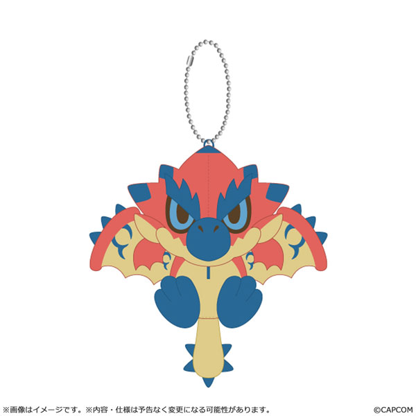 Capcom Monster Hunter MonDefo Mascot Keychain Rathalos