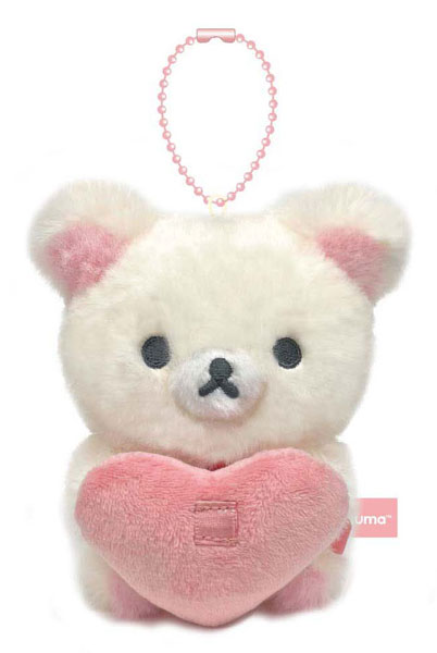 Eyeup Rilakkuma Tin Badge Hug Plush (Korilakkuma)