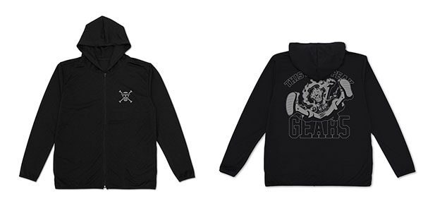 COSPA ONE PIECE Luffy Gear 5 Thin Dry Hoodie /BLACK-M Bild 1