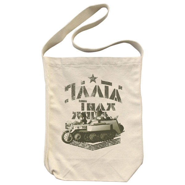 COSPA Girls' Last Tour Kettenkrad with Chito & Yuri Shoulder Tote Bag /NATURAL Bild 1