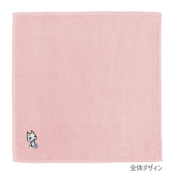 COSPA Doko Demo Issho Toro Embroidery Hand Towel /BABY PINK