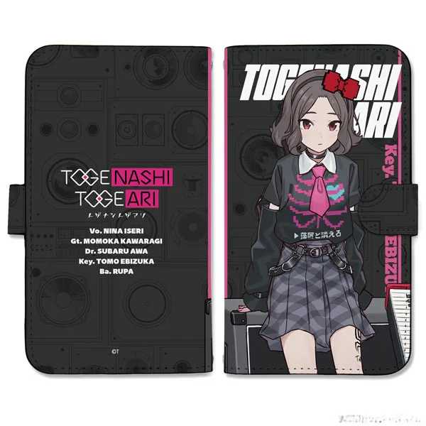 COSPA Girls Band Cry Tomo Ebizuka Book-style Smartphone Case LL