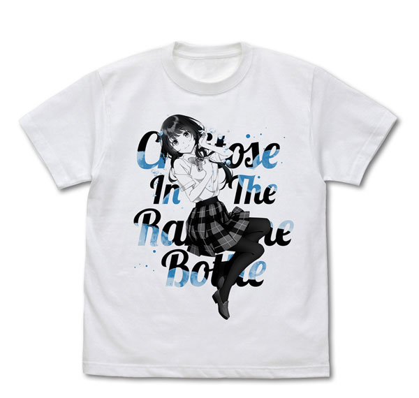 COSPA TV Anime "Chitose Is in the Ramune Bottle" Yua Uchida T-shirt /WHITE-XL