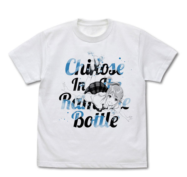 COSPA TV Anime "Chitose Is in the Ramune Bottle" Haru Aomi T-shirt /WHITE-XL