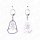 Contents Seed Saint Tail Uniform-Shaped Keychain Nun รูปภาพ 2