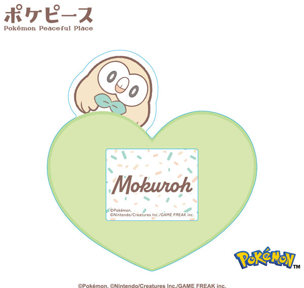 Ensky Pokepeace Name Badge (4) Rowlet รูปภาพ 1