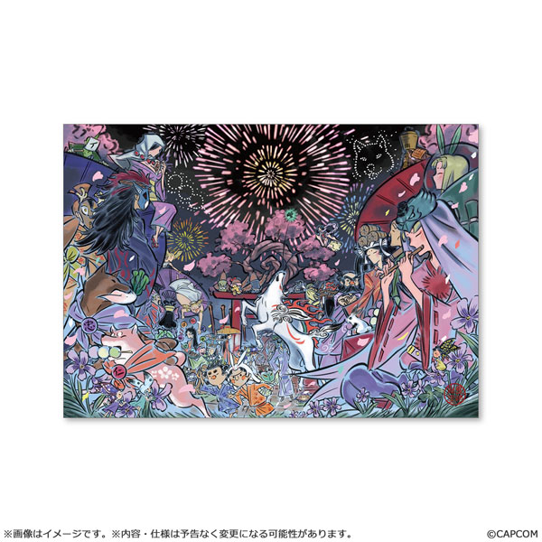 Capcom Okami 20th Anniversary Reproduction Art Project B2 Poster -By Mari Shimazaki From Okami 11th Anniversary-