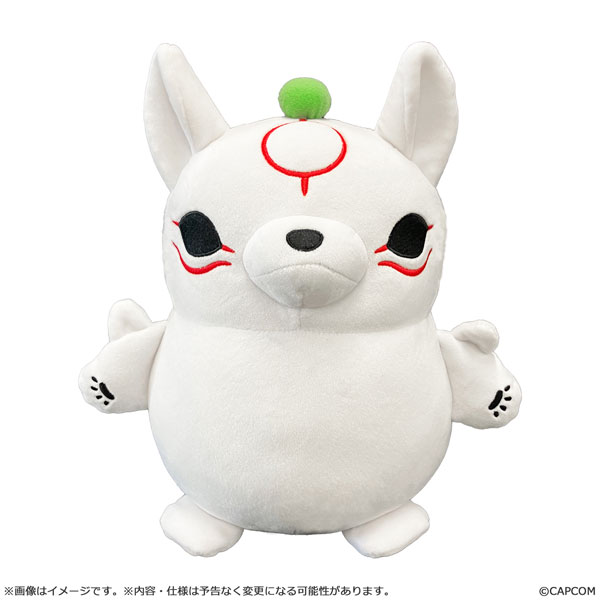 Capcom Okami 20th Anniversary MochiKawa Plush Amaterasu (Middle) imagen 1