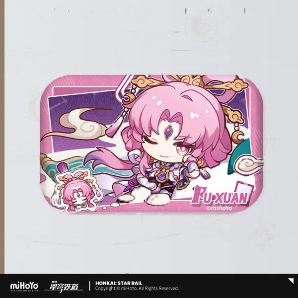 miHoYo Honkai: Star Rail Pom-Pom's Photo Album Series Tin Badge Fu Xuan image 1