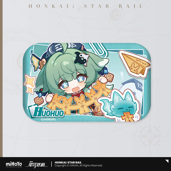 miHoYo Honkai: Star Rail Pom-Pom Photo Album Series Tin Badge Huohuo