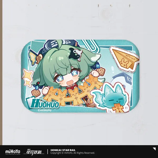 miHoYo Honkai: Star Rail Pom-Pom Photo Album Series Tin Badge Huohuo Bild 1
