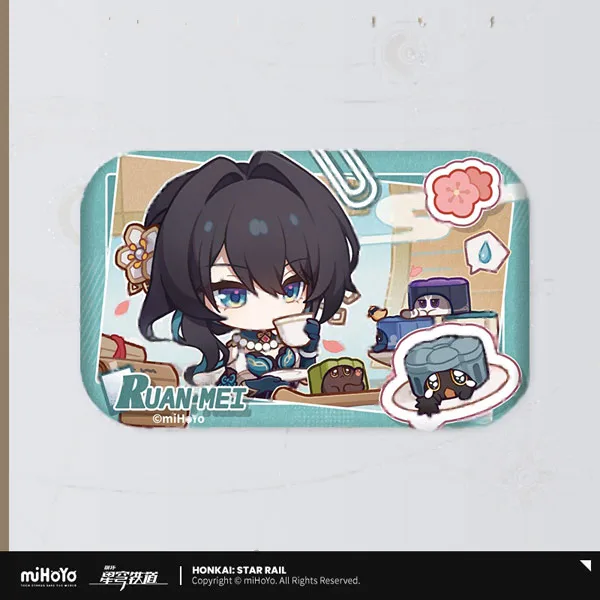 miHoYo Honkai: Star Rail Pom-Pom Photo Album Series Tin Badge Ruan Mei