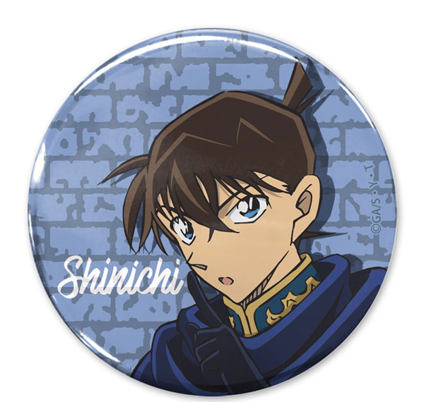 COSPA Detective Conan Shinichi Kudo 65mm Tin Badge The Black Knight Ver. Bild 1