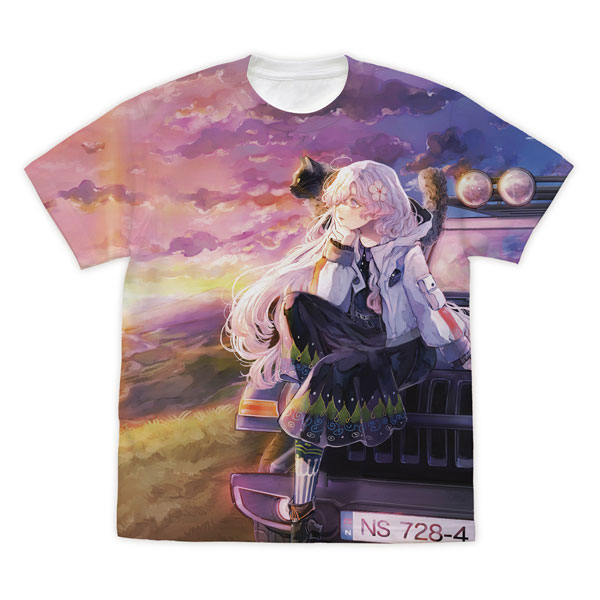 COSPA HYKE:Northern Light (s) Hyke Full Graphic T-shirt /WHITE-L image 1