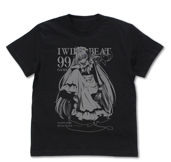 COSPA Playing Death Games to Put Food on the Table Yuki Ghost House T-shirt /BLACK-S Bild 1