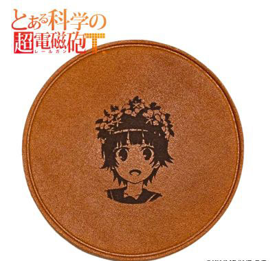 H&A Toaru Kagaku no Railgun T Leather Coaster Kazari Uiharu รูปภาพ 1