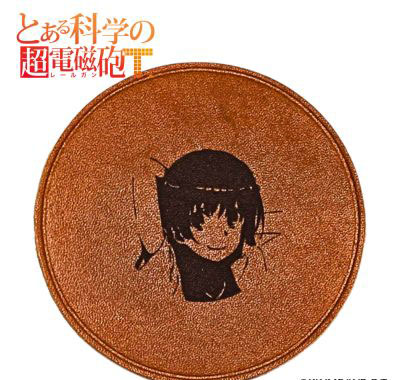H&A Toaru Kagaku no Railgun T Leather Coaster Ruiko Saten Bild 1