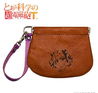 H&A Toaru Kagaku no Railgun T Spring Closure Leather Accessory Case Kuroko Shirai imagen 1