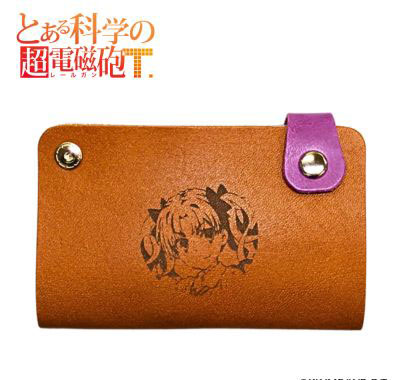H&A Toaru Kagaku no Railgun T Leather Slide Card Case Kuroko Shirai